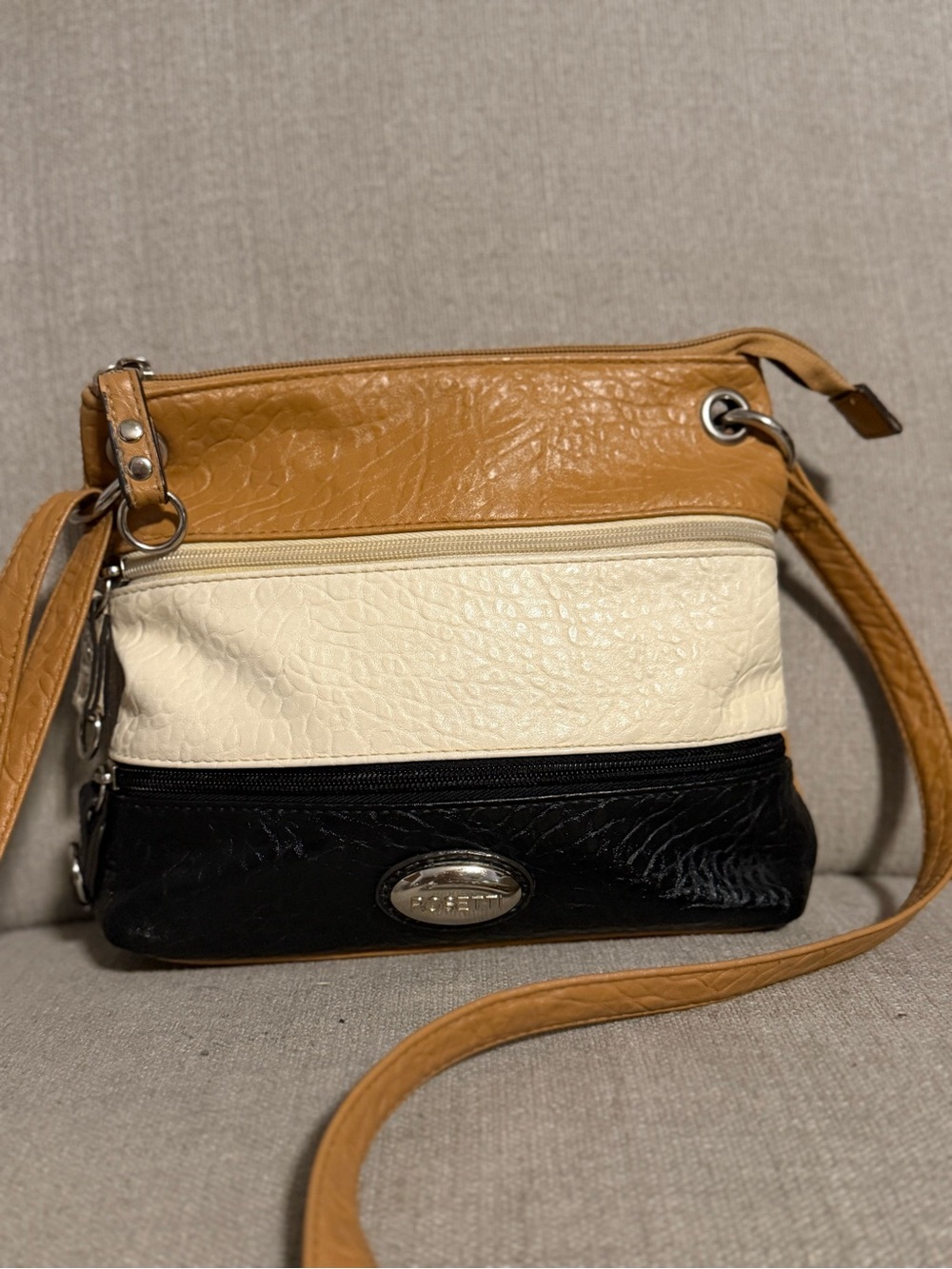 Rosetti Tricolor Crossbody Bag